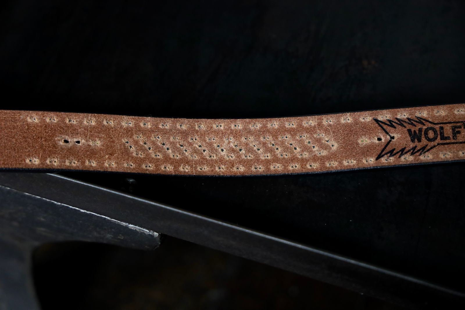 LASTMAN ラストマン大久保篤志 WOLF'S HEAD x LASTMAN STUDDED BELT 35mm