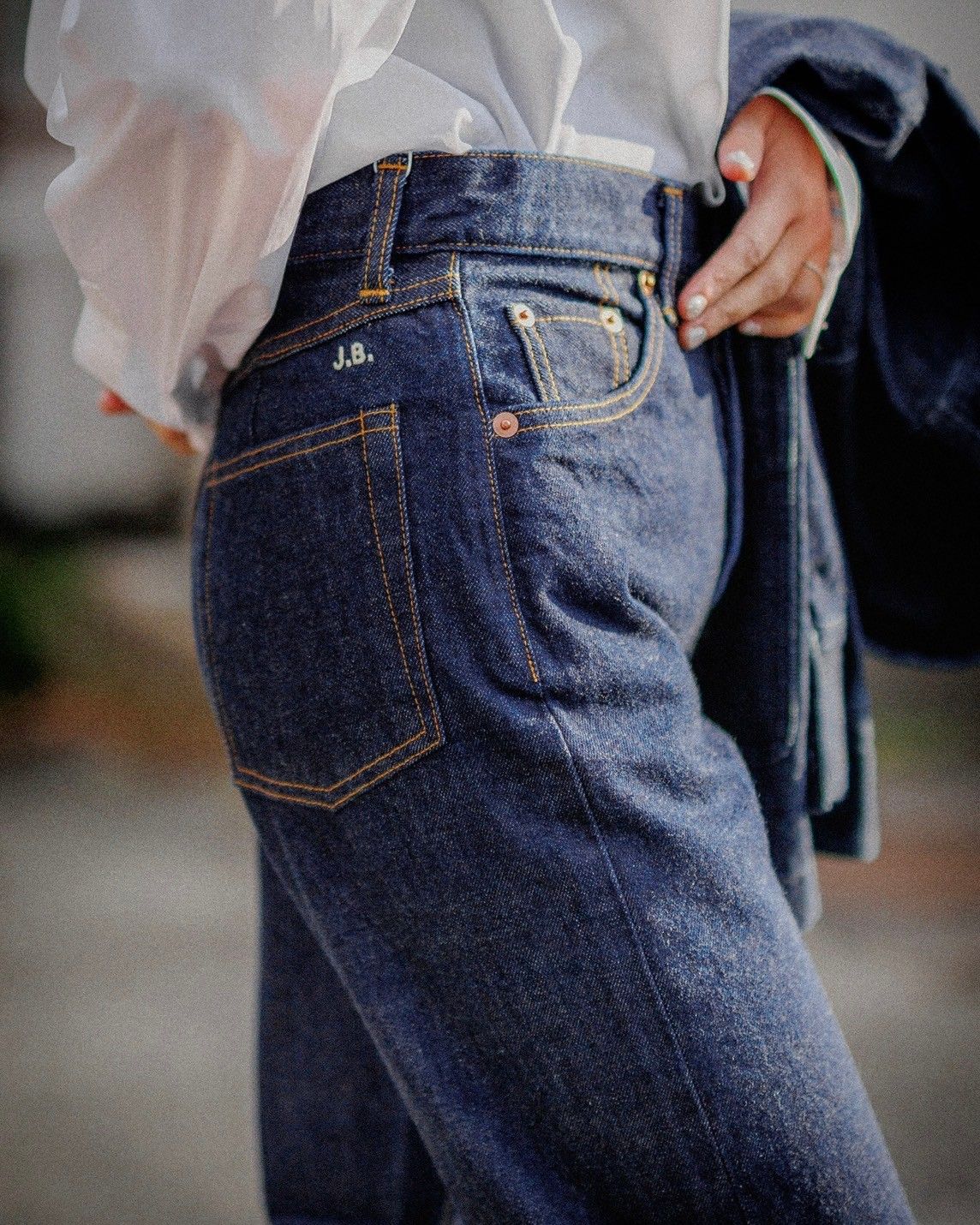J.B. ATTIRE - ジェービーアタイア Paris denim(JBS-2402)Faded