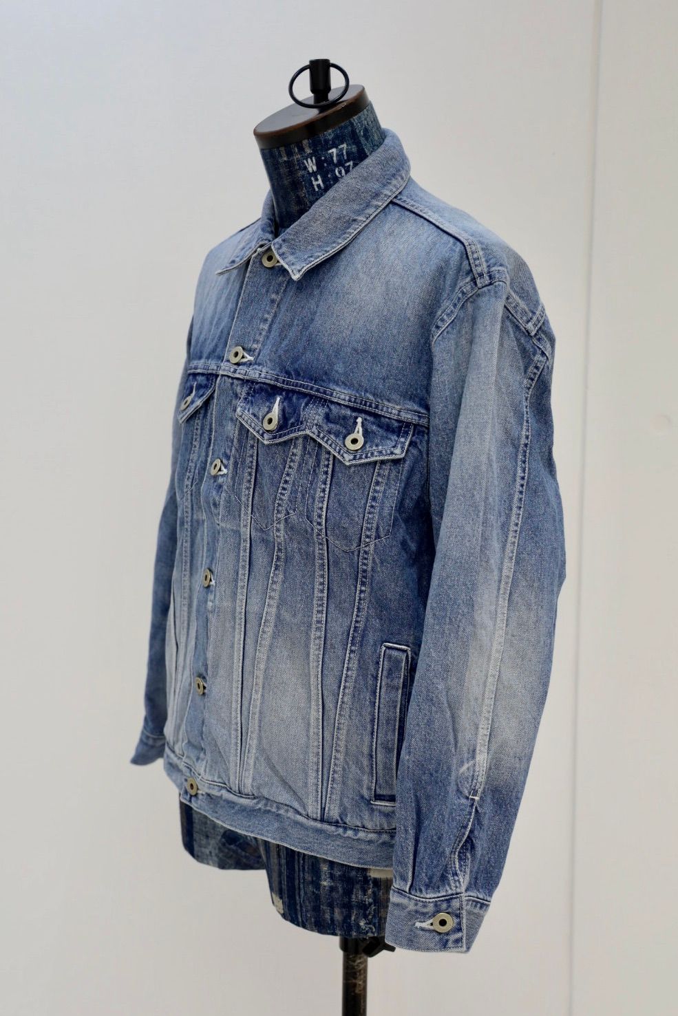 ファンダメンタル デニムジャケット THIRD THIRD JACKET 3YR WASH(FA25JK33U-IND)INDIGO