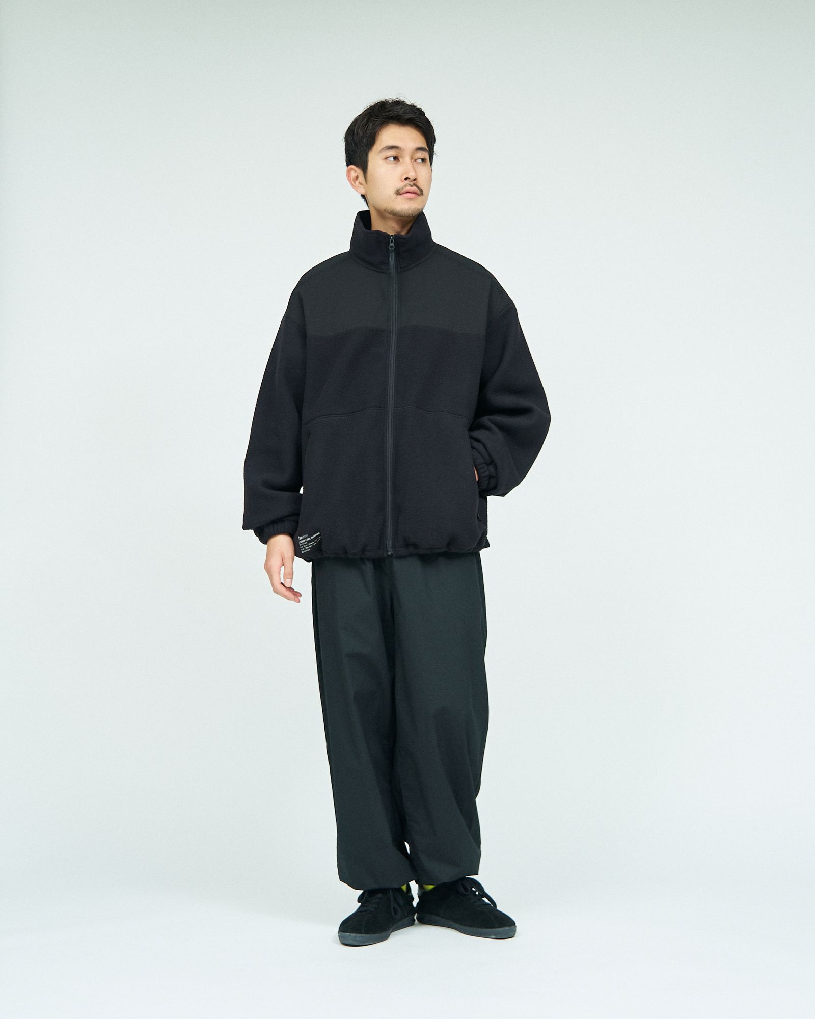 フレッシュサービス SYNTHETIC FLEECE BLOUSON(FSC243-30092)BLACK
