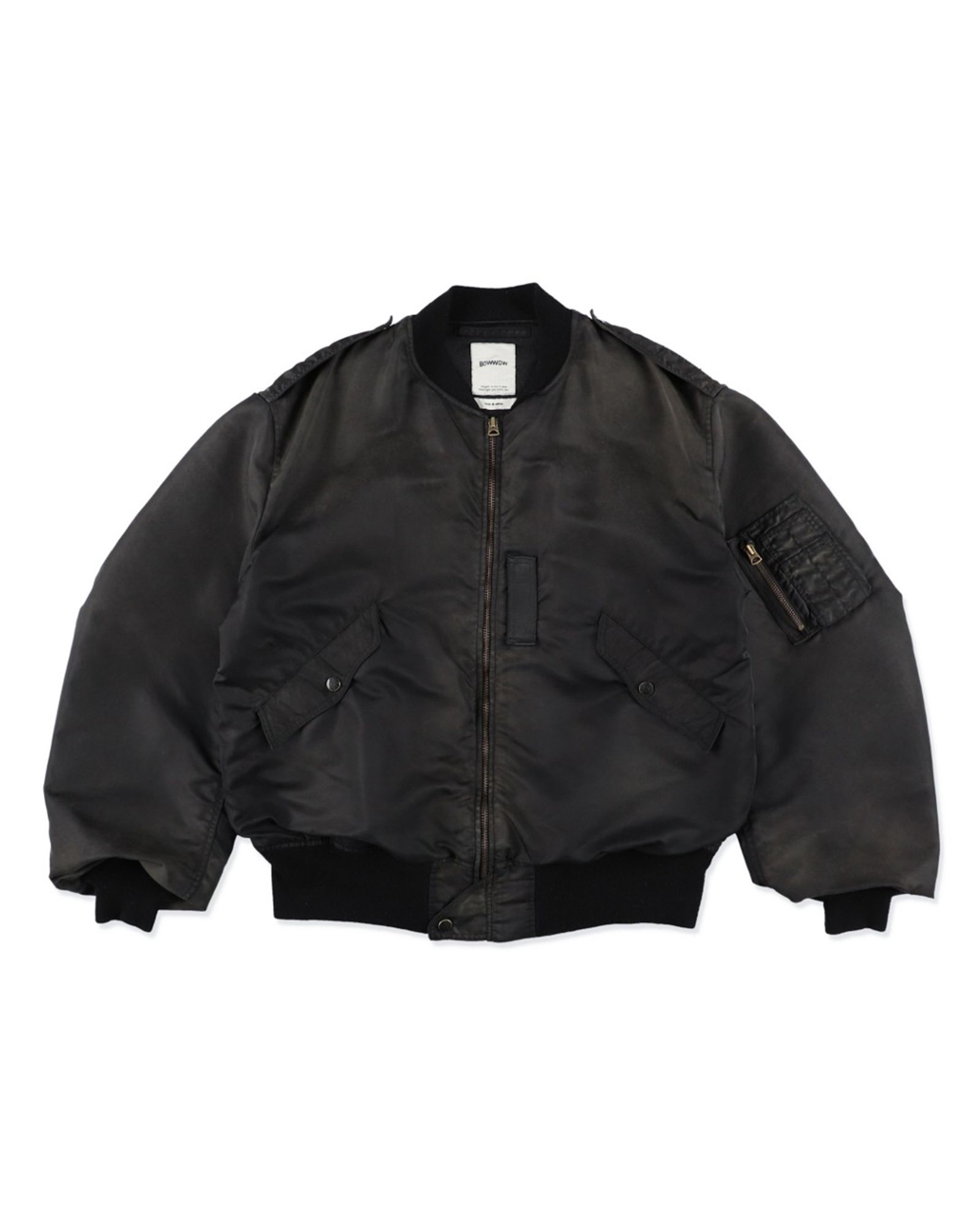 BOW WOW 25FWバウワウ ジャケットL-2B FLIGHT JACKET AGED(BW252-L2FJ) AGED BLACK