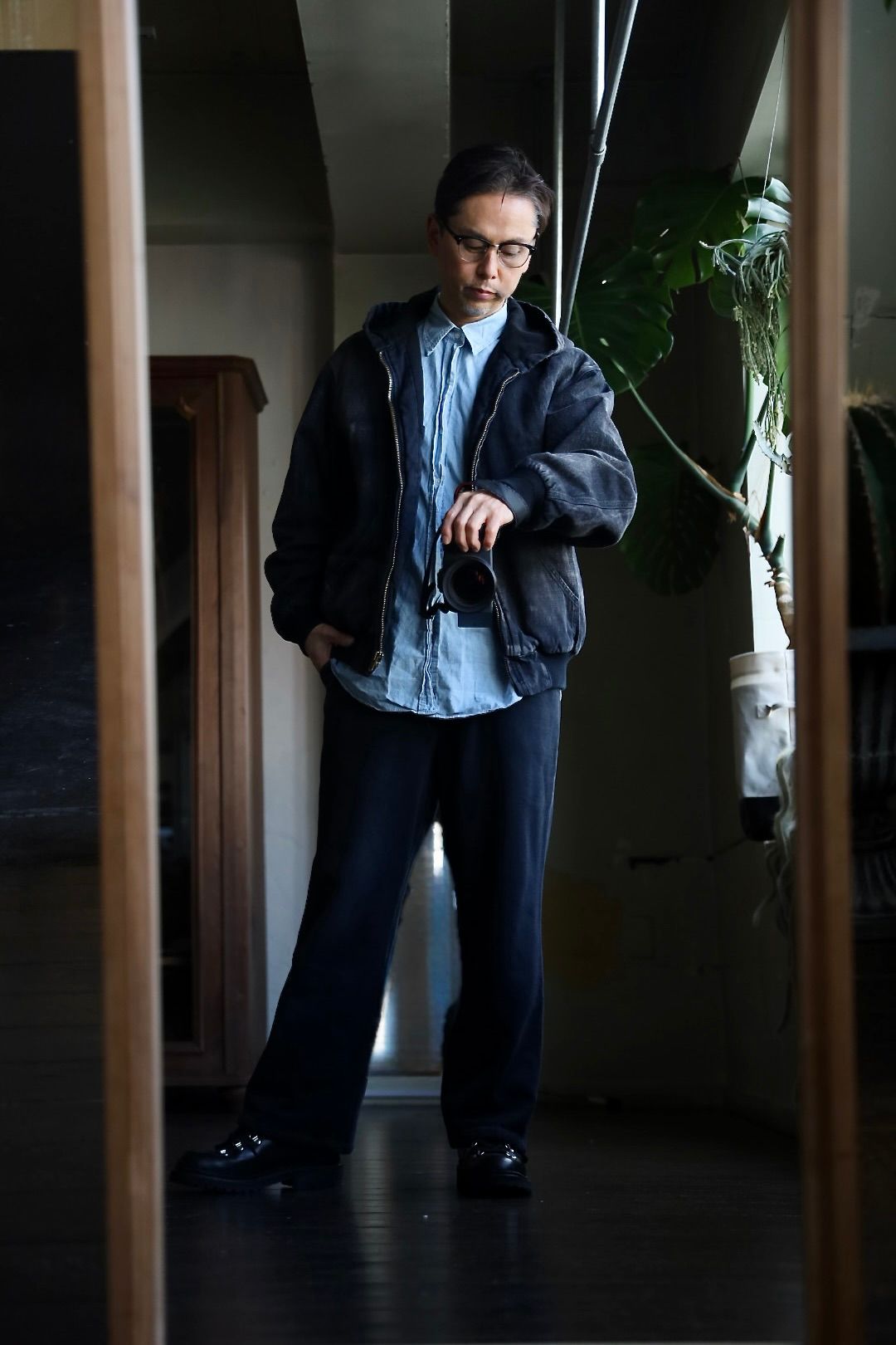 A.PRESSE - アプレッセ Silk Linen Hooded Parka(25SAP-01-14H A.PRESSE - アプレッセ Silk Linen Hooded Parka(25SAP-01-14H