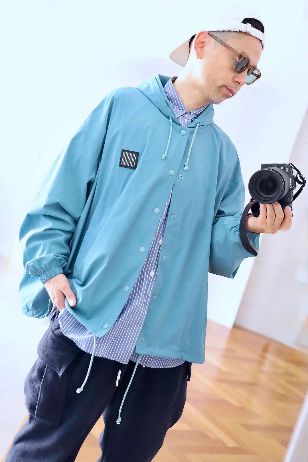 S.F.C 25SS HOODY COACH JACKET