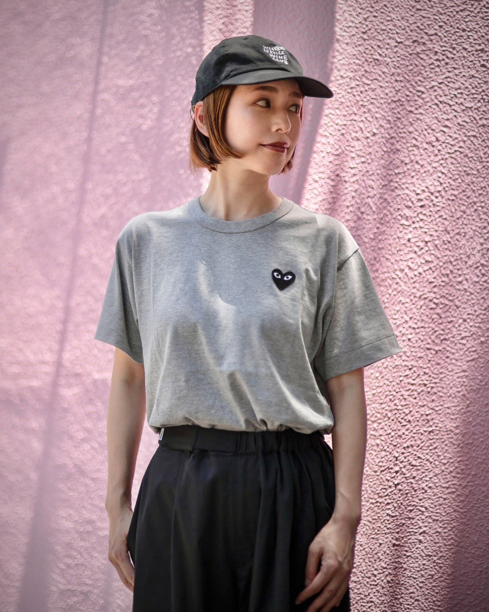 COMME des GARÇONS カットソー Comme des Garçons // Neon Green & Black Logo Top – VSP