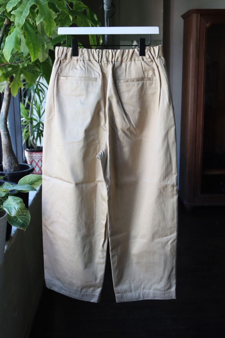グラフペーパー  25AW Westpoint Chino Wide Tapered Trousers(GM253-40151B)BEIGE☆8月16日(土)発売！