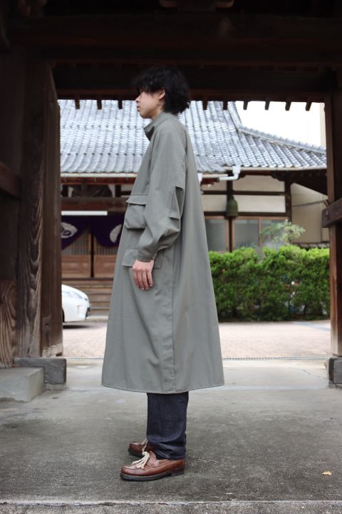YOKE DESERT STORM OVERCOAT(YK21AW0239C) style. 2021.09.27.