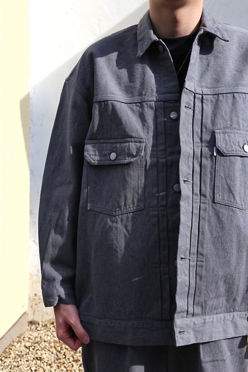Graphpaper Colorfast Denim Blouson Graphpaper Colorfast Denim Blouson