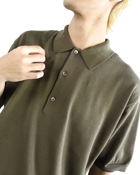 A.PRESSE 24SS Cotton Knit S/S Polo Shirts style 2024.4.13