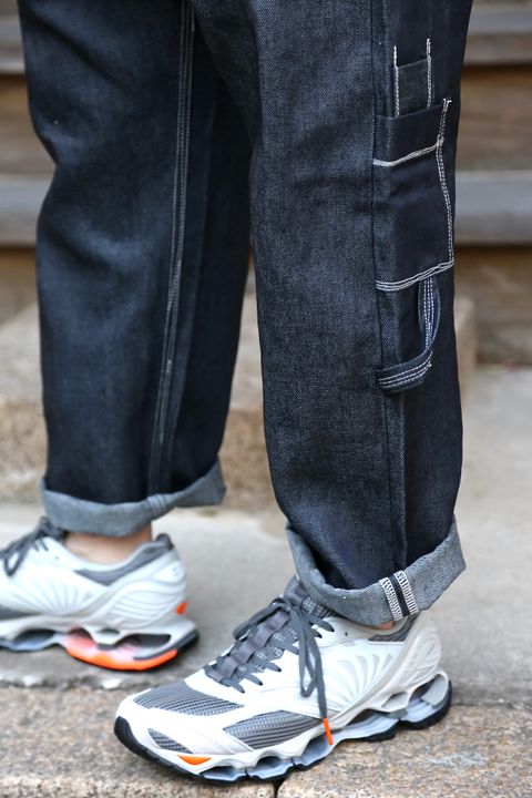 JUNYA WATANABE MAN Levi’s® Wネームサスペンダー付きデニムパンツstyle.2021.2.9.