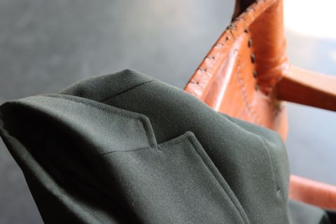 blurhms Wool Surge Cardigan Jacket"KHAKI GREY"style.2021.8.31.