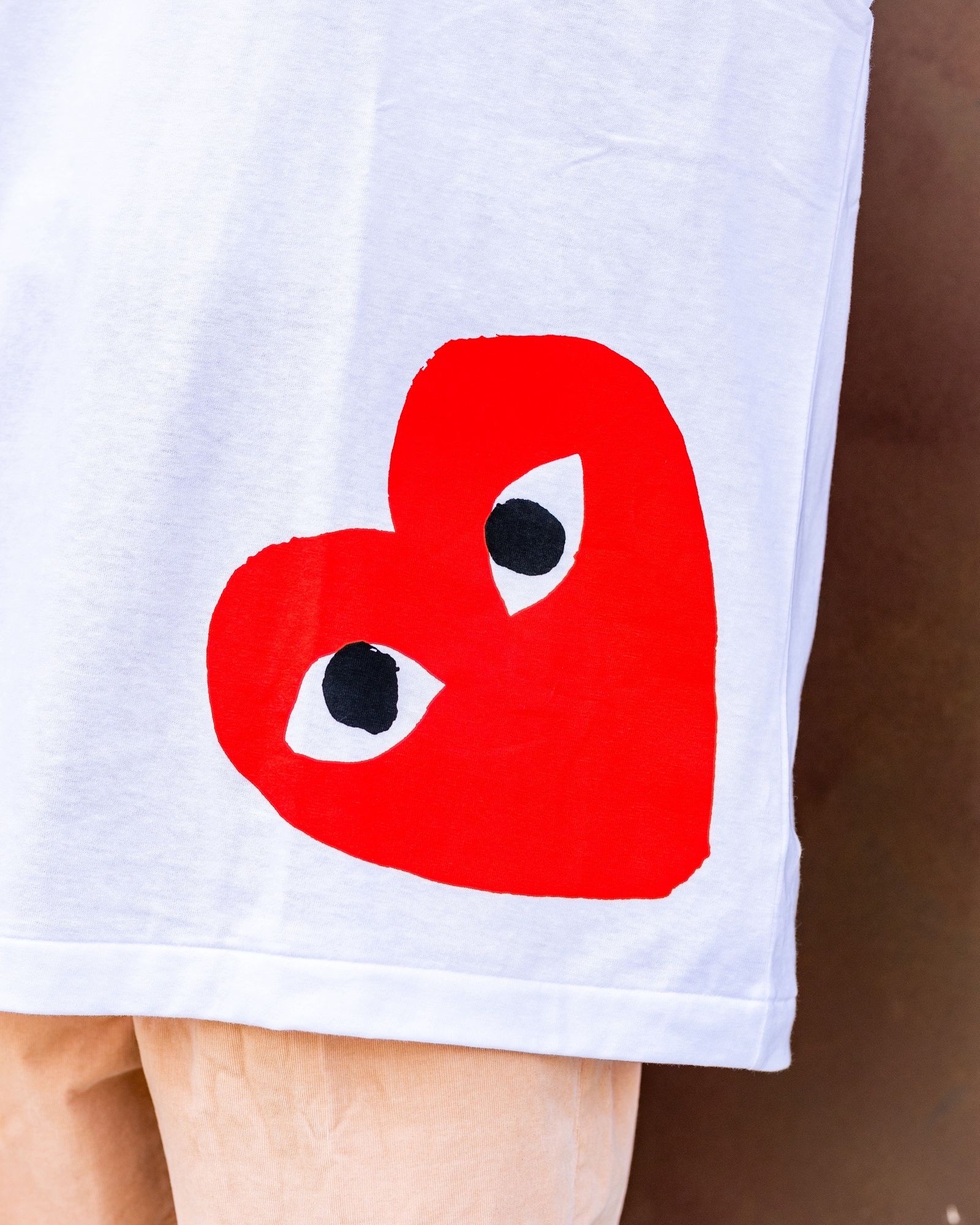 PLAY Comme des Garçons M Tシャツ PLAY COMME des GARCONS 新品 プレイ コムデギャルソン OUTLINE