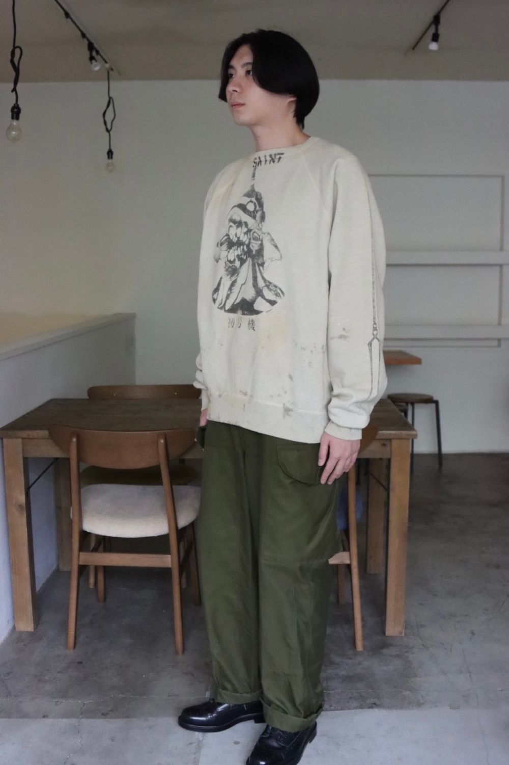 ©SAINT M×××××× エヴァンゲリオンラグランスウェット style.2021.10.22.