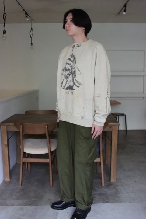 ©SAINT M×××××× エヴァンゲリオンラグランスウェット style.2021.10.22.