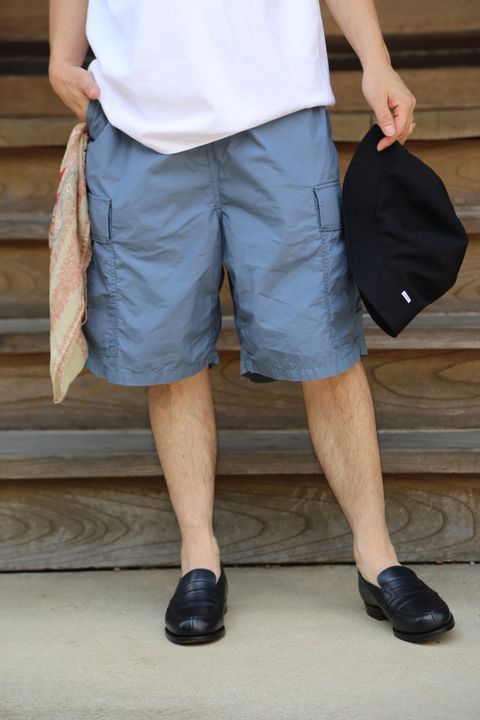 FreshService UTILITY OVER CARGO SHORTS"STEEL BLUE"style.7.24.