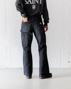 セントマイケル25SS DOUBLE KNEE PANTS (SM-HR8-0000-065)BLACK