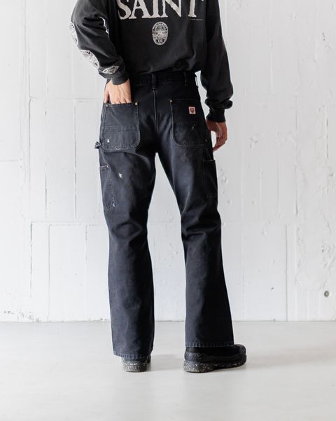 セントマイケル25SS DOUBLE KNEE PANTS (SM-HR8-0000-065)BLACK