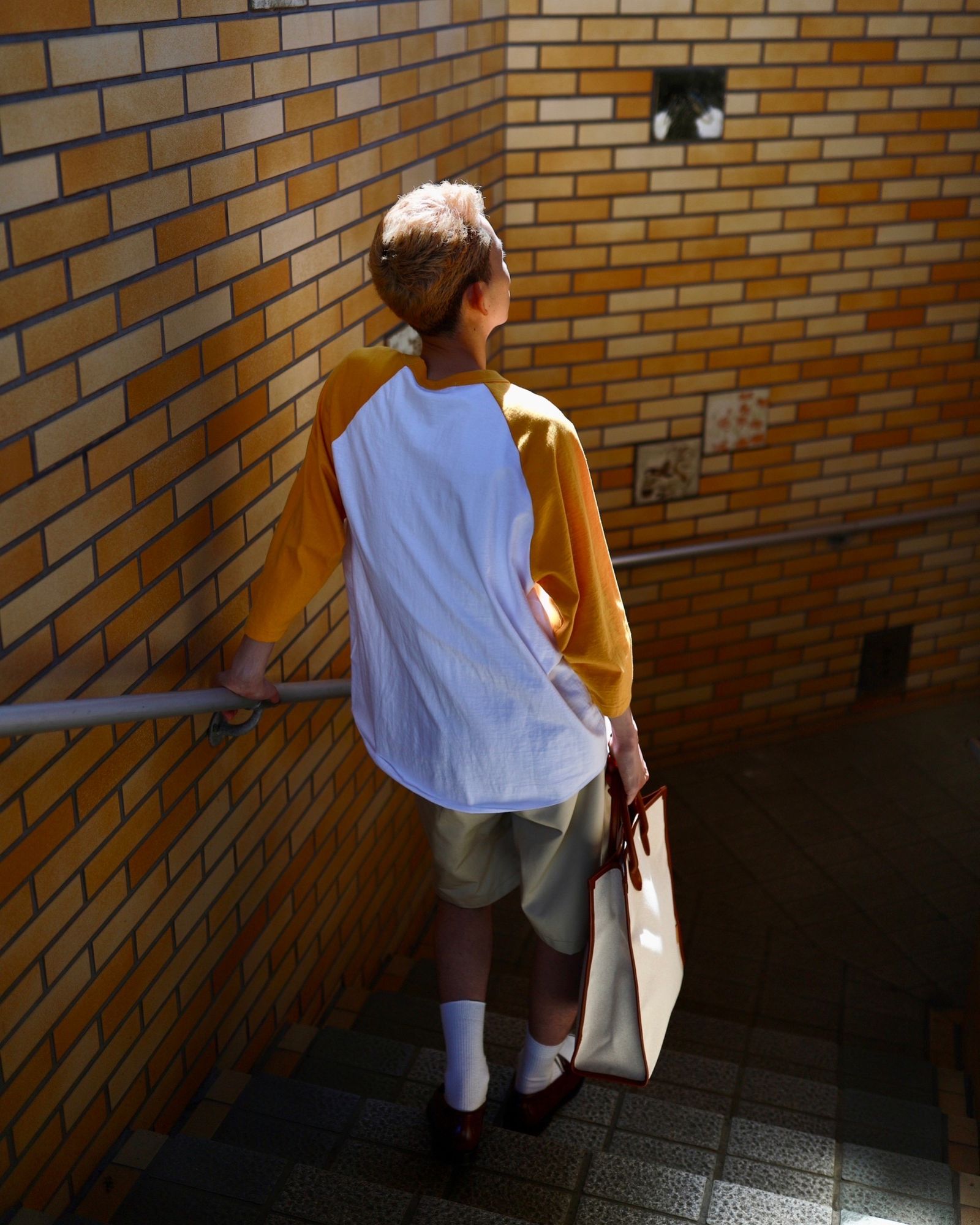 TapWater タップウォーター23SS Cotton Chino Tuck Shortsスタイル