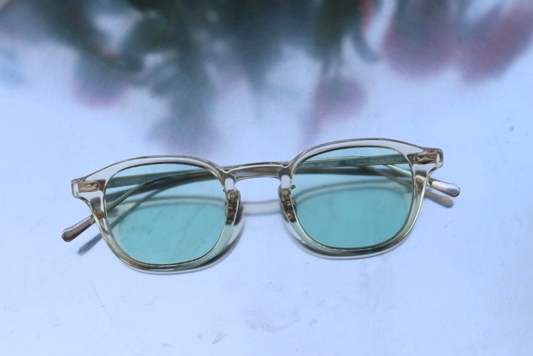 ノチノオプティカル  "JIFUSAN" #5. CITRON x SILVER × L.SMOKE GREEN(調光モデル)☆4月18日(土)再入荷！