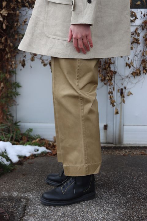 A.PRESSE Linen Half Coat style.2023.1.27
