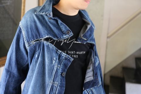 Yohji Yamamoto W-8オンスデニムジャケットスタイル.2021.1.19.