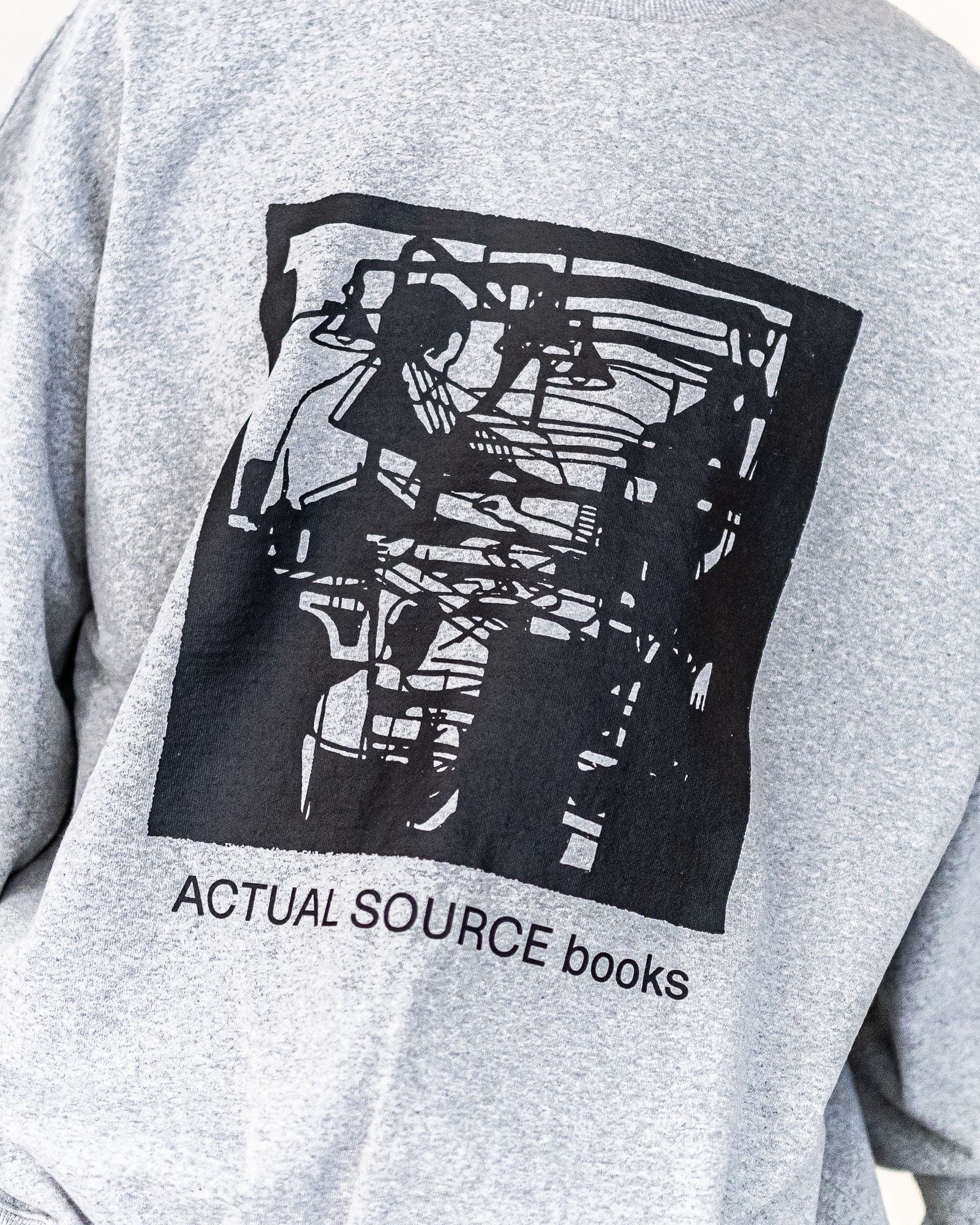 フレッシュサービス AS×FS LIGHT OZ CREW NECK "LITHOGRAPH"(FSC253-70155AS)H.GRAY☆8月30日(土)発売！