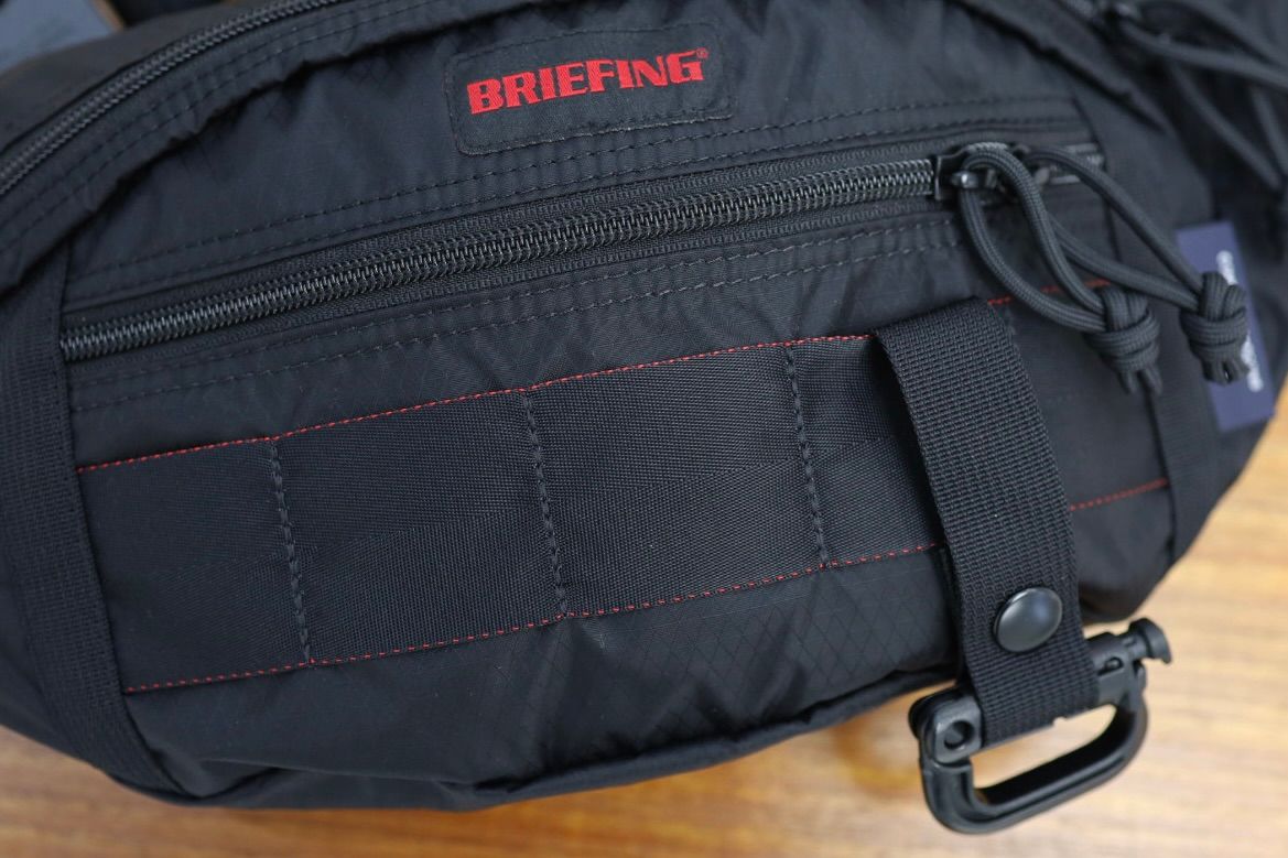 コムデギャルソンオム26SS BRIEFINGコラボ ナイロンウエストポーチ(HQ-K203-051-1)BLACK★4月3日(金)発売！