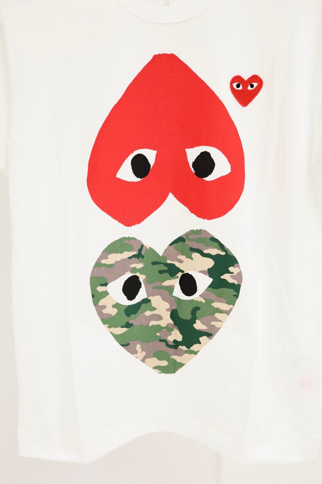 プレイコムデギャルソン REDエンブレムハートTシャツ(CAMO×RED)☆11月1日(土)発売！