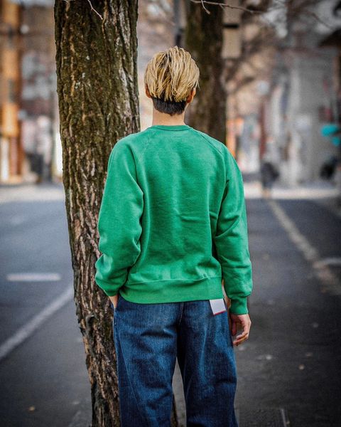 A.PRESSE Vintage Sweatshirt(GREEN) 1月25日(土)新作発売！