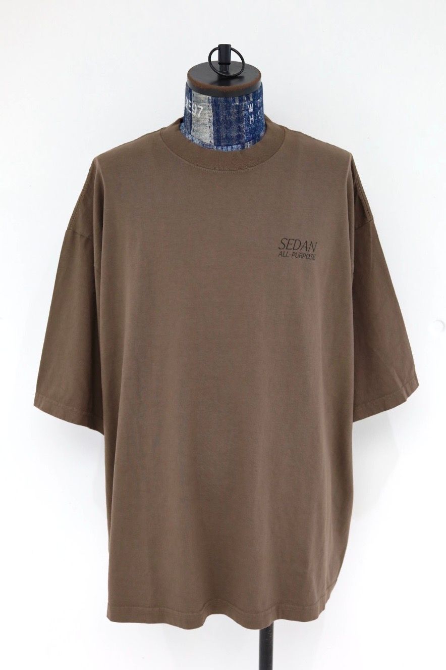 セダンオールパーパス 26SS Garment Dyed S/S Tee(SD26S-CT13)Dark Brown☆5月9日(土)発売！