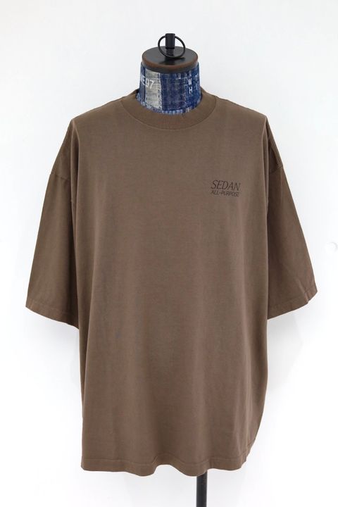 セダンオールパーパス 26SS Garment Dyed S/S Tee(SD26S-CT13)Dark Brown☆5月9日(土)発売！