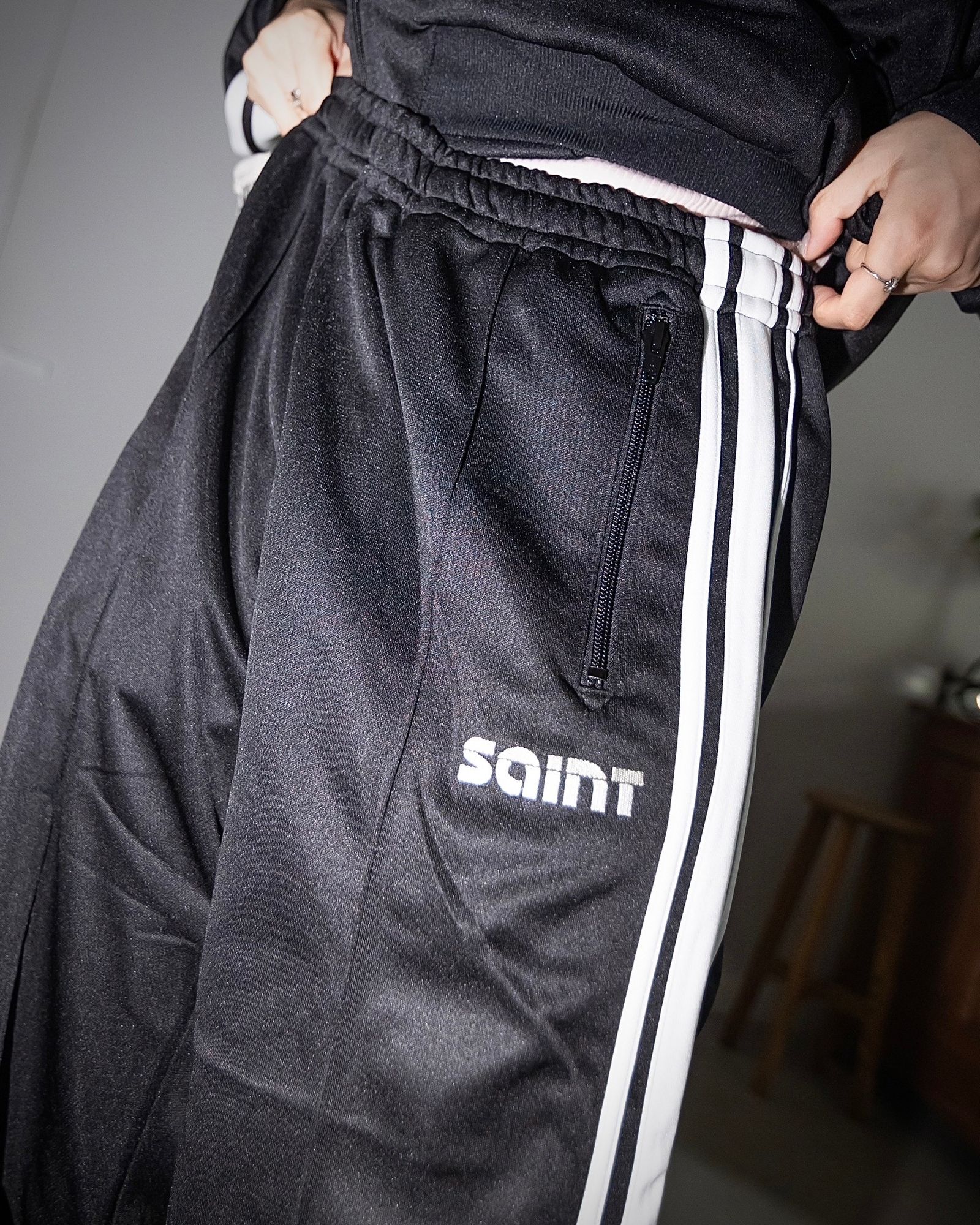 セントマイケル 新作TRACK JACKET&TRACK PANTS style.2024.8.30