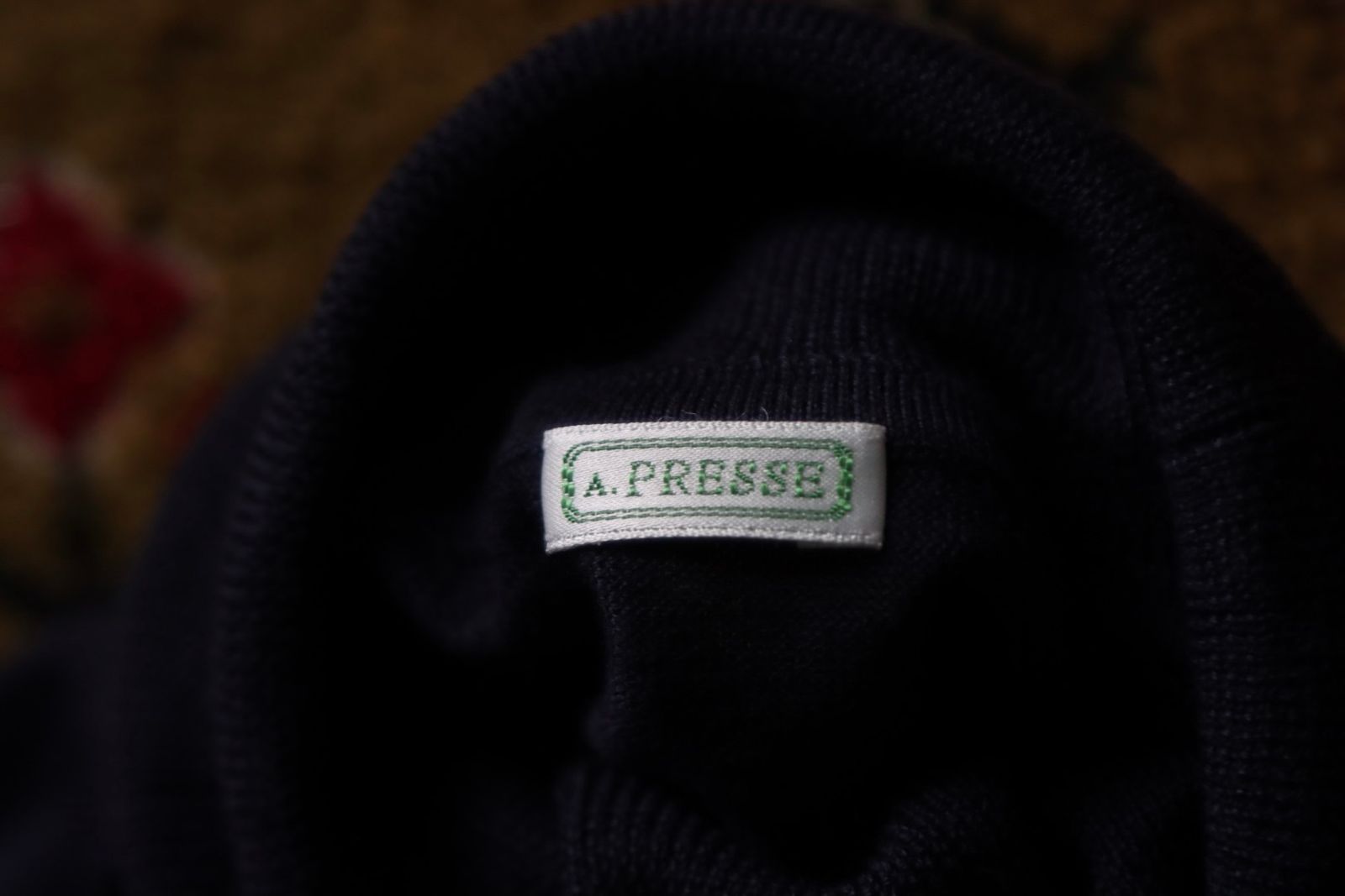 A.PRESSE - アプレッセ23AWニット Cashmere High Gauge