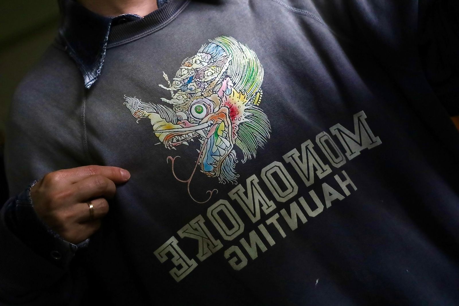 mononoke・made モノノケ・メイド CREW NECK SWEAT_龍スタイル