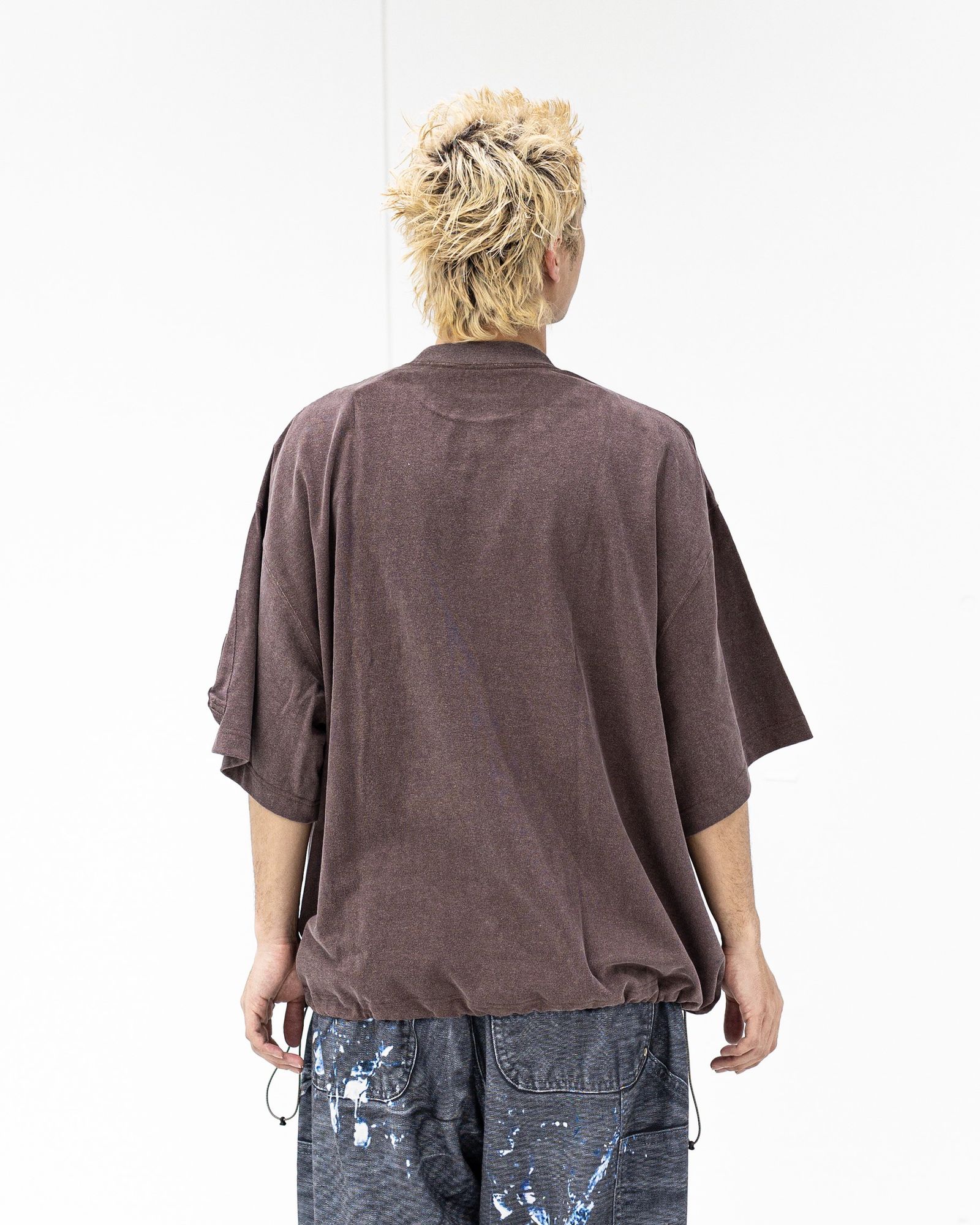 イズネス 26SS Arm Pocket Balloon T-Shirt (26SS_40_1008SST01)BROWN☆新作発売！