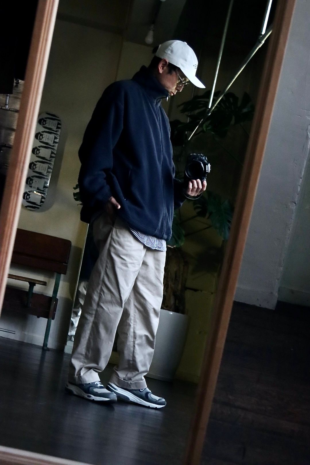 FreshService POLARTEC FLEECE STAND COLLAR BLOUSON"NAVY"スタイル