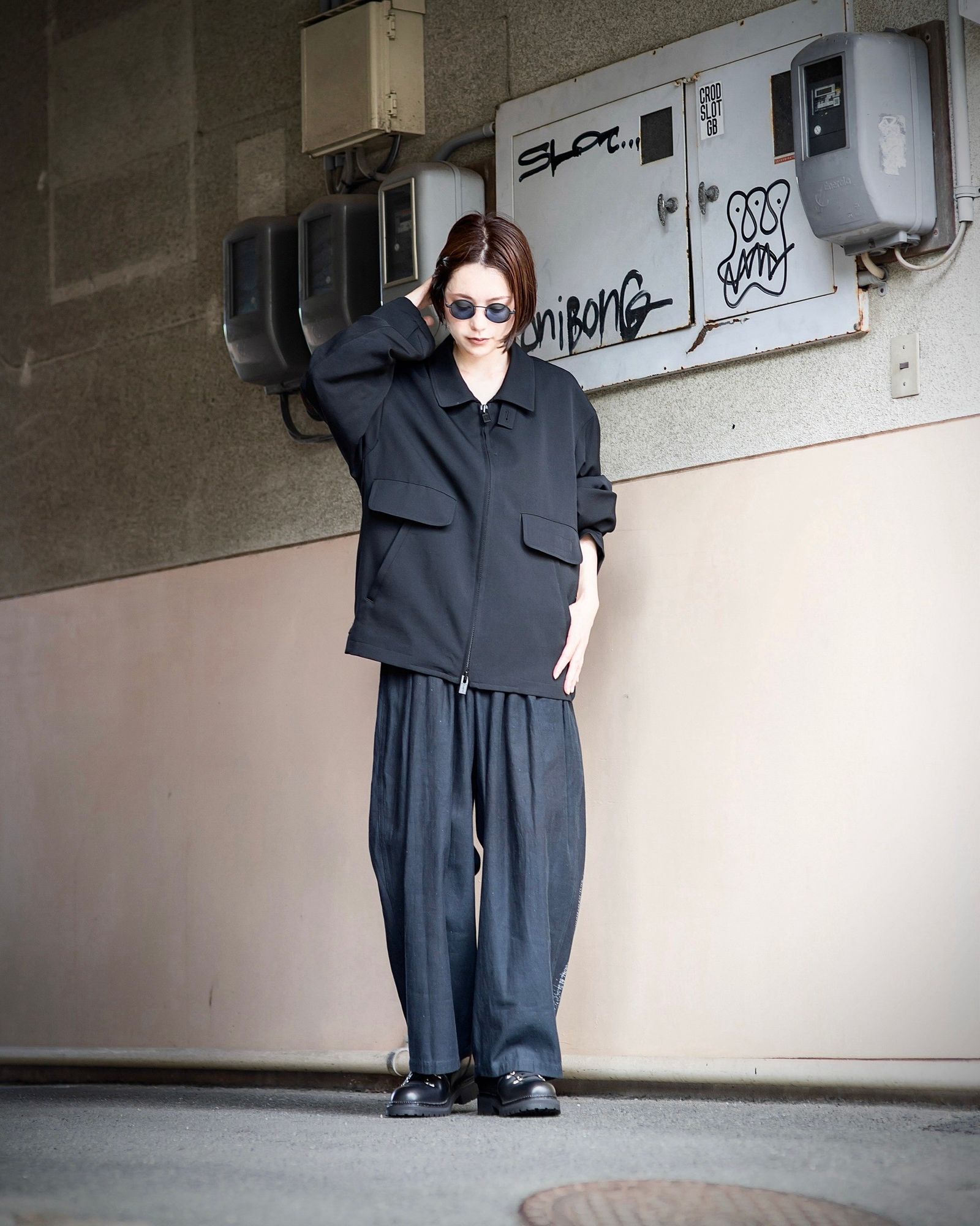 yohji yamamoto - 女柄定番紐パンツ (HO-P60-509)BLACK☆7月5日