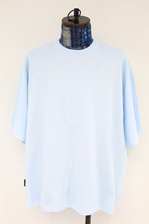 S.F.C 26SS エスエフシー SUPER BIG SS COTION KNT TEE(SFCSS26KN03)Aqua Blue☆3月20日(金)発売！