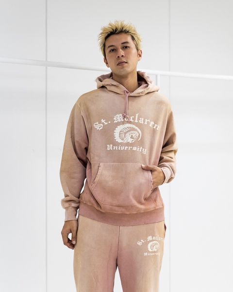 BOW WOW 25FWバウワウ ST. MACLAREN UNIV. HOODIE AGED(BW252-MUH)AGED PINK★10月4日(土)発売！