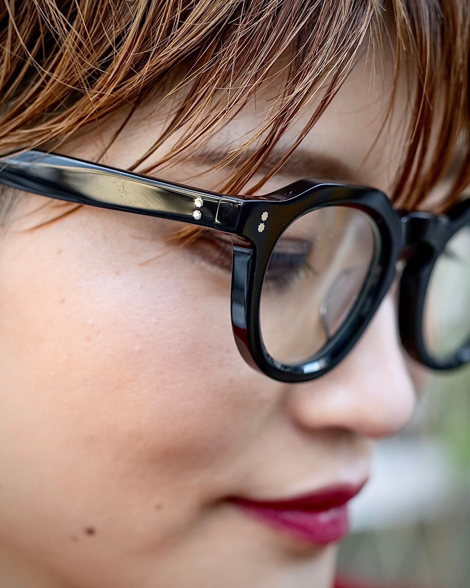 ヨーク24FW SUNGLASS / CLEAR LENS(YK24FW0859A) BLACK