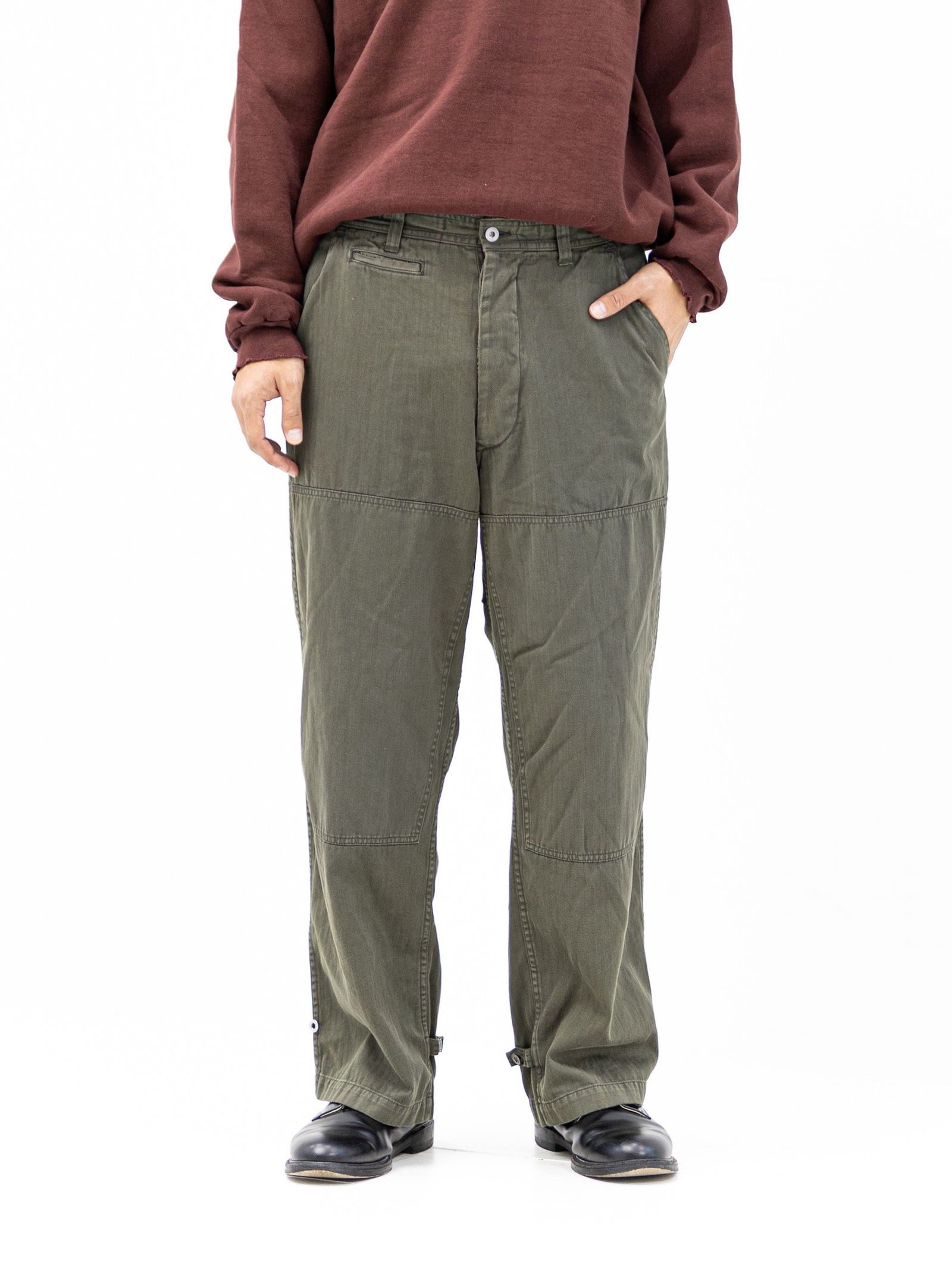 アプレッセ 2026 STYLE2 Military Double Knee Trousers(26AAP-04-24)OLIVE☆9月5日(土)発売！