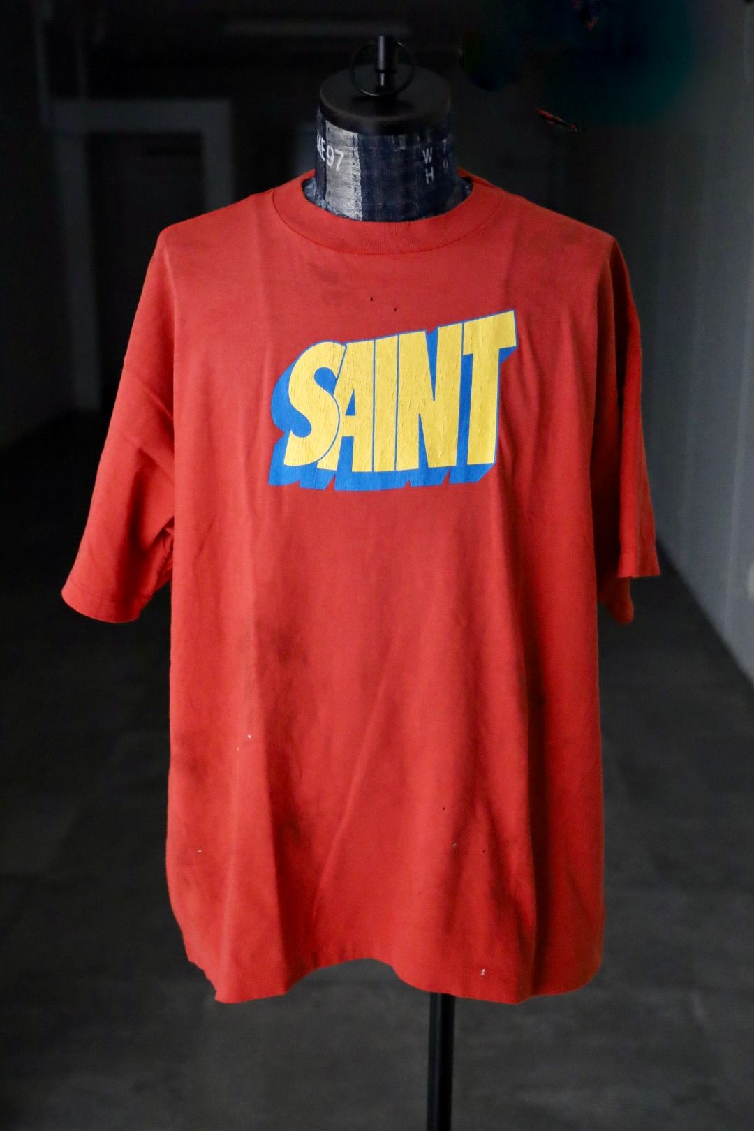 セントマイケル Tシャツ SAINT SS TEE(SM-HR1-0000-025)RED★9月1日(月)発売！