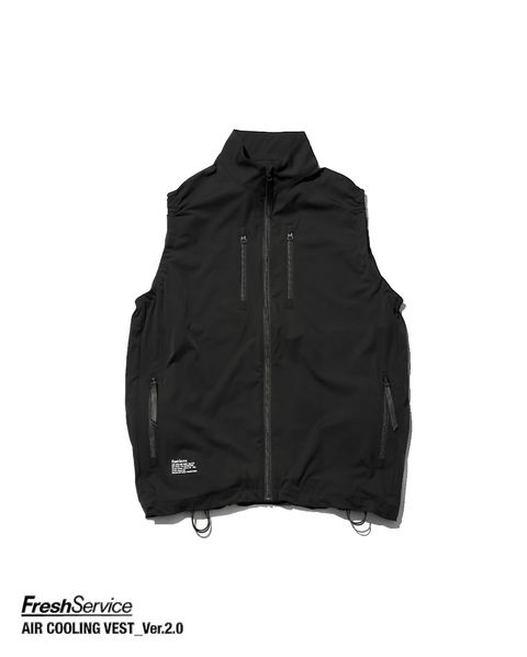 フレッシュサービス 26SS 空調服®︎ × FreshService "AIR COOLING VEST_Ver.2.0"(FSC261-30295)BLACK☆5月9日(土)発売！