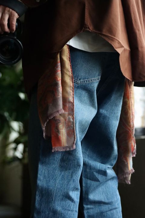 A.PRESSE 23SSデニム Washed Denim Pants E(23SAP-04-24H)BLEACHスタイル
