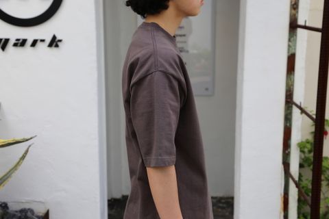 CIOTA スビンコットン10/-度詰め 吊り天竺ポケット付き半袖Tシャツ(CSLM-106M) style. 2021.04.25.