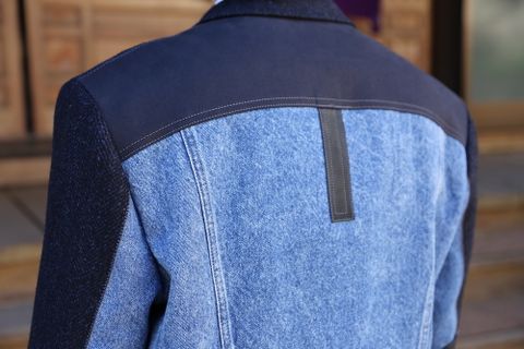 JUNYA WATANABE COMME des GARCONS MANウールカシミヤツイード×綿デニム×綿ウィップコード Style.2020.9.22.