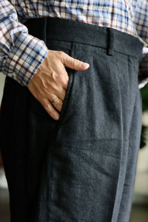 A.PRESSE 22FW Flannel Shirtスタイル.2022.8.29.