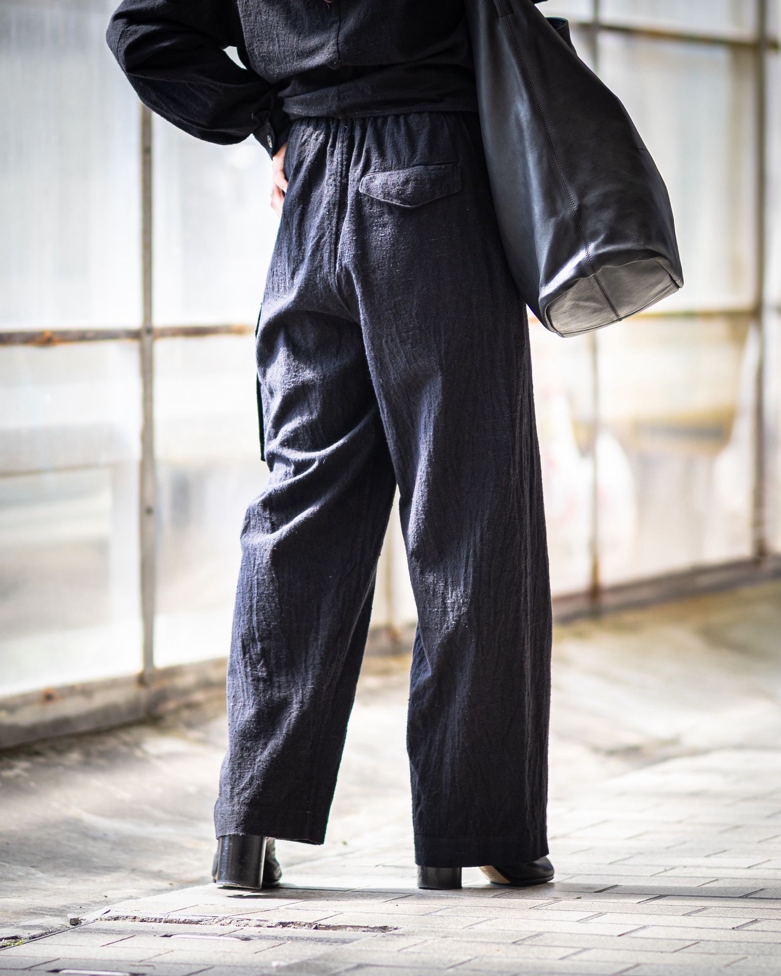 blurhms 26SS 新作 Silk/Cotton Nep Short Jacket&Side Seamless 4P Pants style.2026.4.6