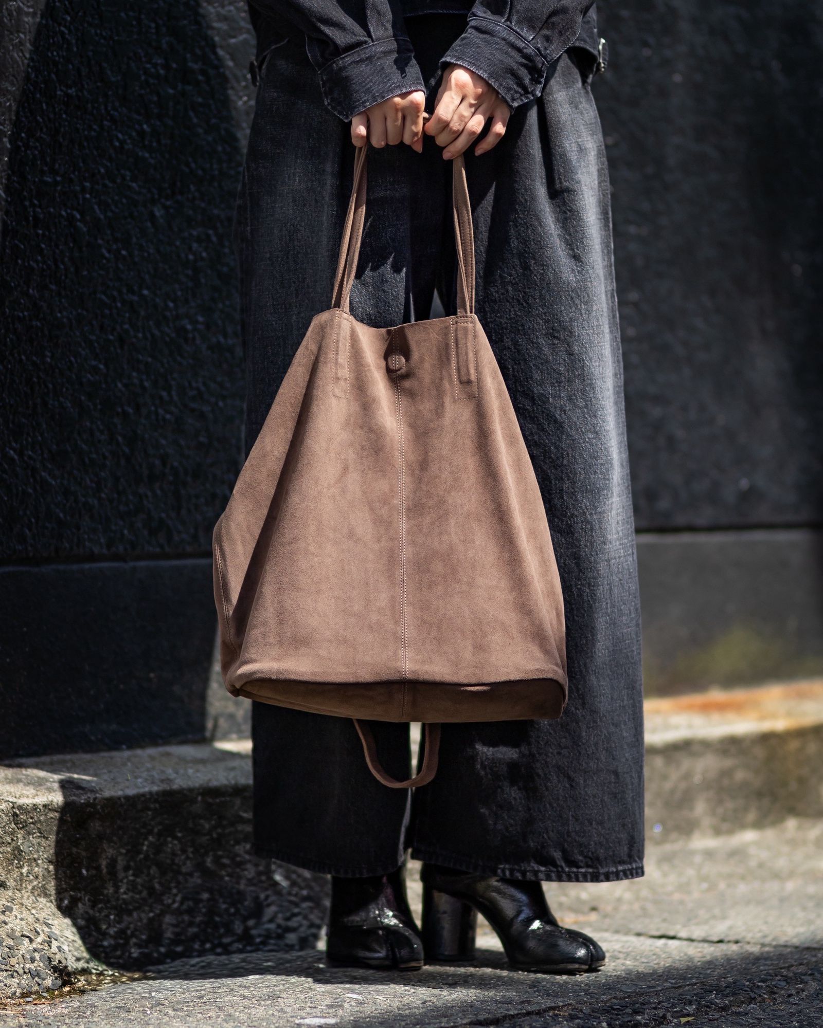 Morphee / モルフェトートバッグ 3WAY LARGE TOTE(L SIZE)SUEDE [ELEPHANT]☆新作発売！