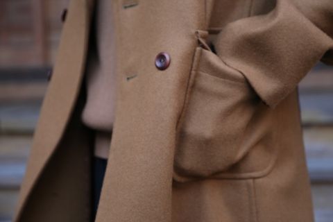 JUNYA WATANABE CDG MAN 新作ウールメルトン×ウールナイロンツイードコート style.2020.11.29.