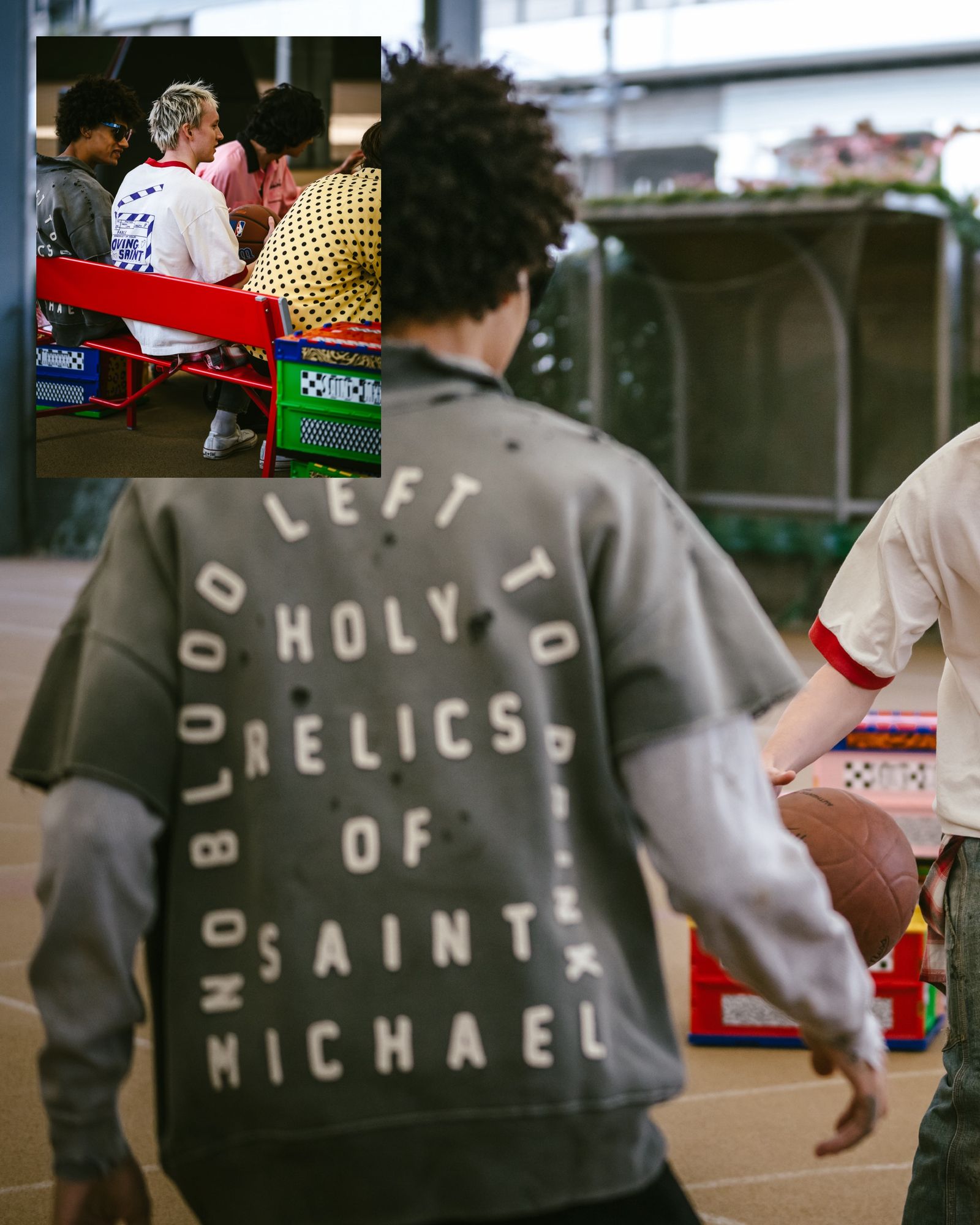 セントマイケル 26SS I LOVE SAINT_SS T-SHIRT(SM-MK8-0000-018)WHITE☆4月29日(水)新作発売！